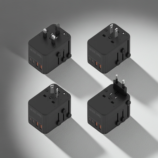 ADPATADOR DE VIAGEM UNIVERSAL GAN 25W