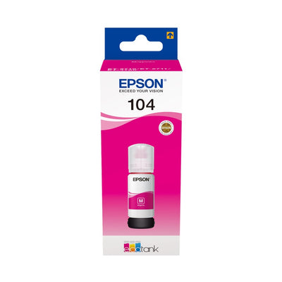 GARRAFA DE TINTA EPSON 104 MAGENTA