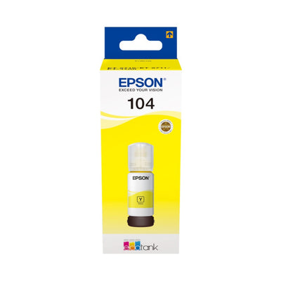 GARRAFA DE TINTA EPSON 104 AMARELO