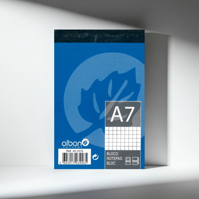 BLOCO DE NOTAS A7 QUADRICULADO