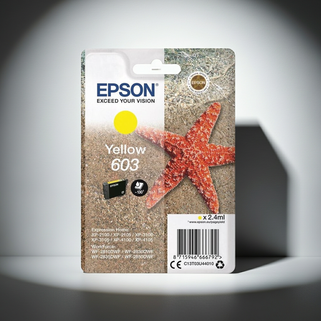 TINTEIRO ORIGINAL EPSON 603 AMARELO