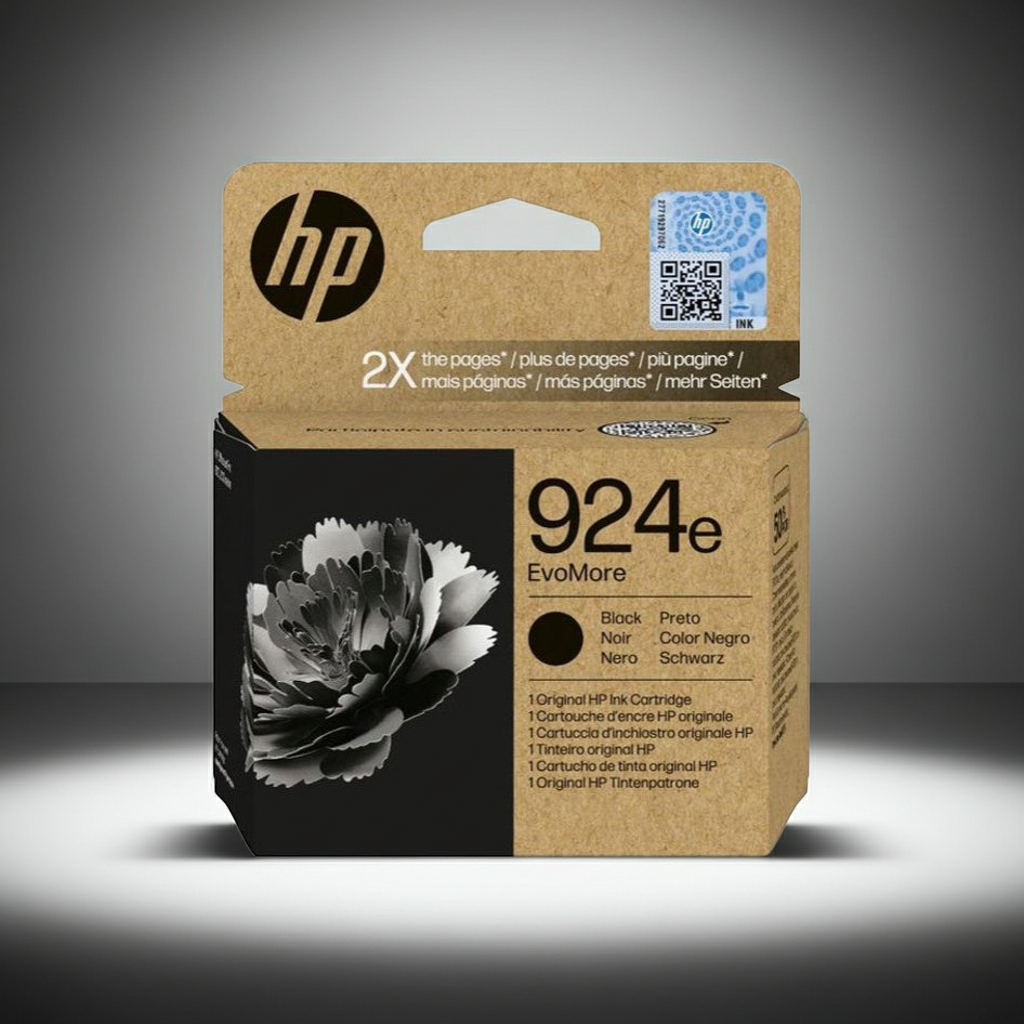TINTEIRO ORIGINAL HP 924E PRETO