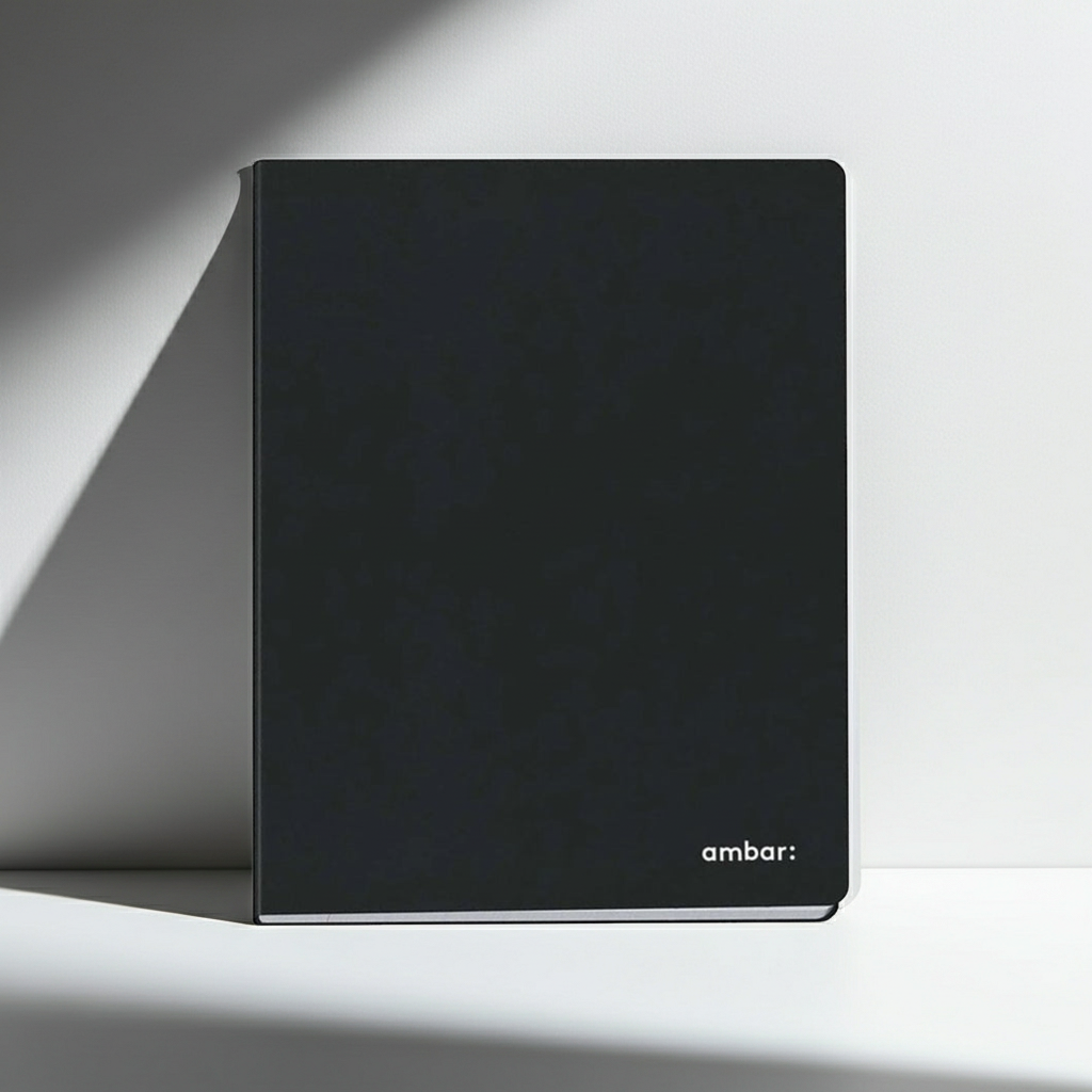 CADERNO AGRAFADO CAPA PRETA A4 LISO 80FLS.