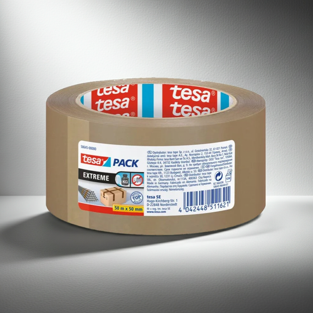 FITA ADESIVA PPL CASTANHA TESA BASIC 50MMX66MTS