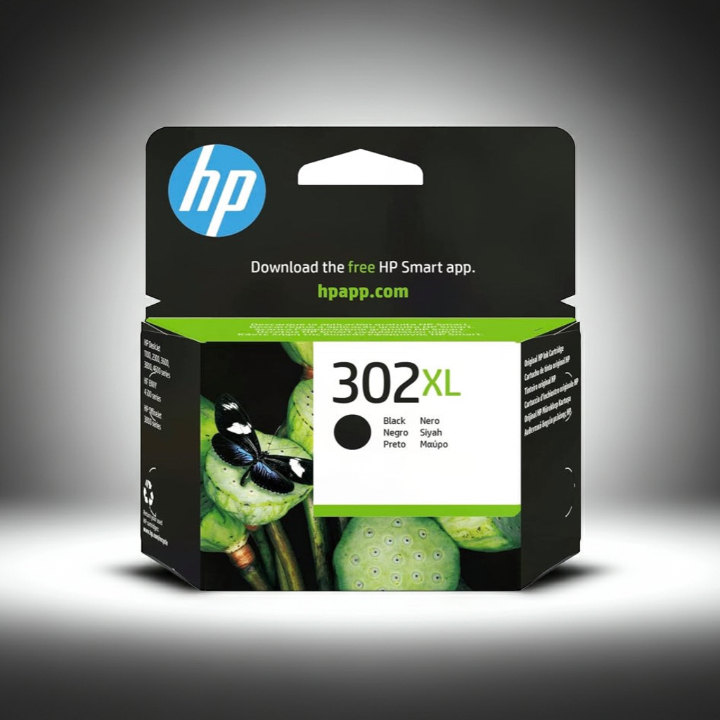 TINTEIRO ORIGINAL HP 302XL PRETO