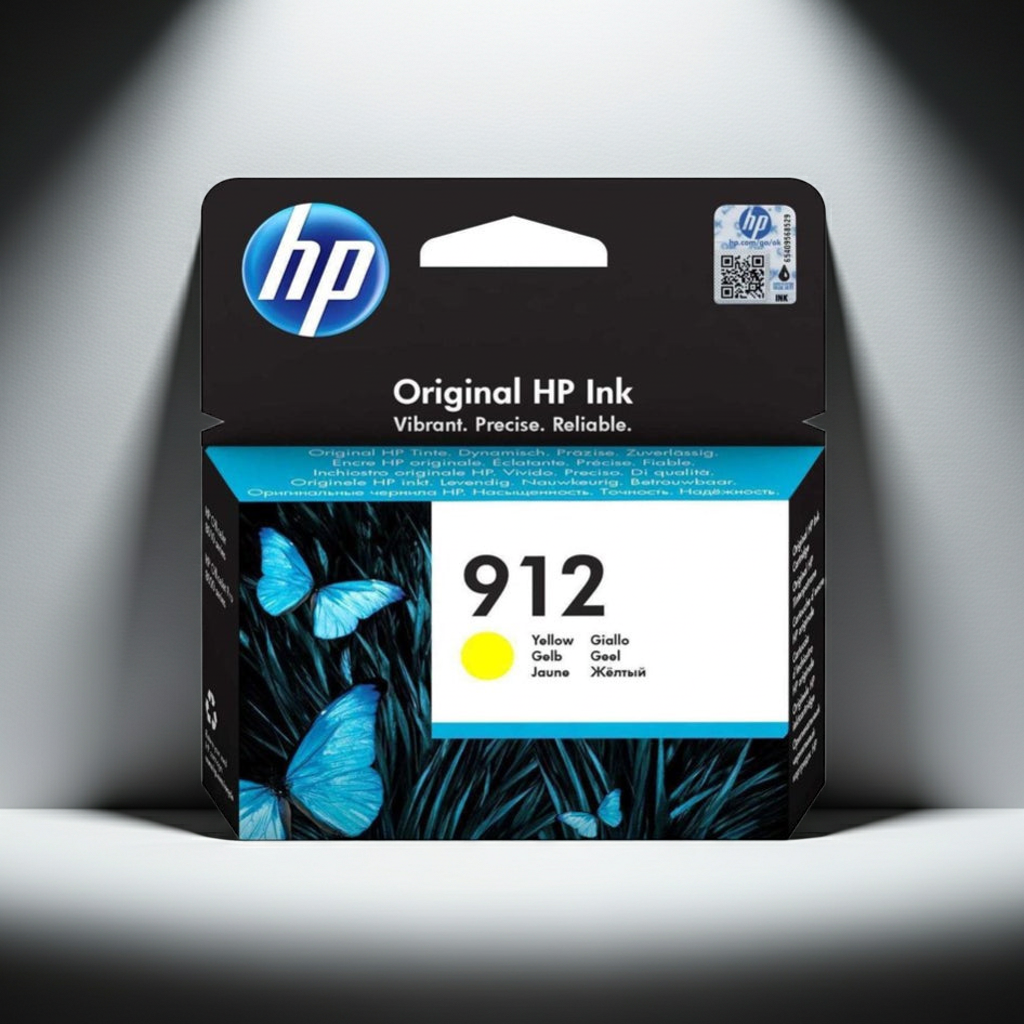 TINTEIRO ORIGINAL HP 912 AMARELO