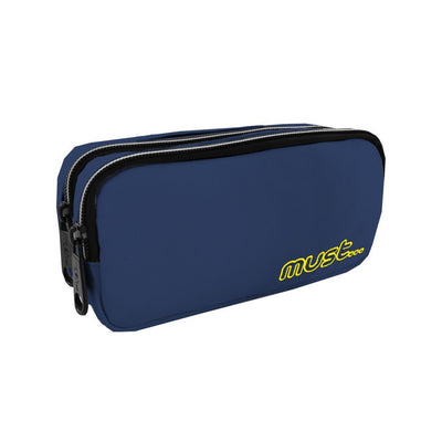 ESTOJO MONOCHROME PLUS  20X6X9 AZUL MARINHO MUST