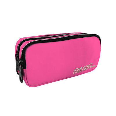 ESTOJO MONOCHROME PLUS  20X6X9 ROSA FLUORESCENTE MUST