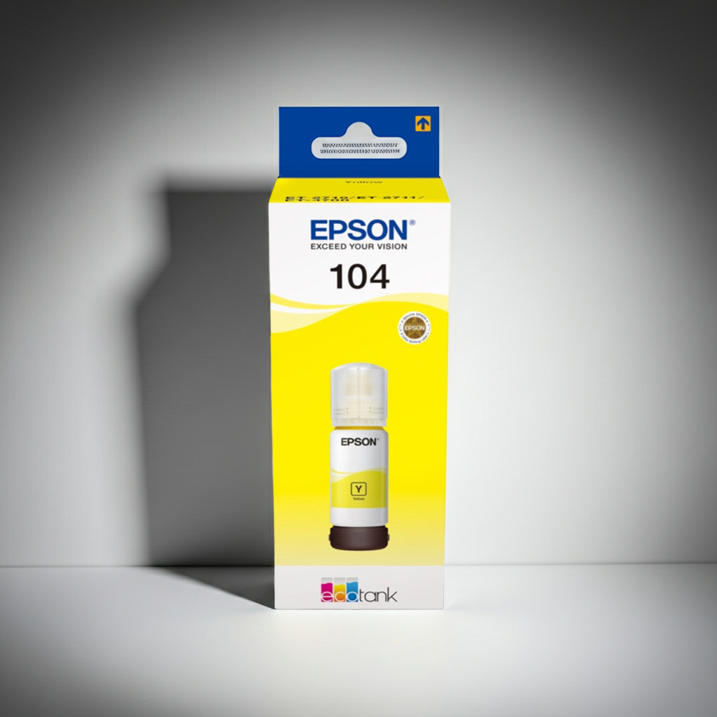 GARRAFA DE TINTA EPSON 104 AMARELO