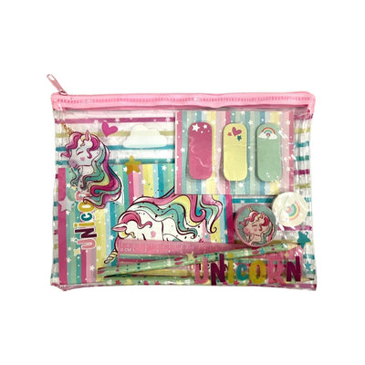 SET 10 PEÇAS EM PVC BAG UNICORN