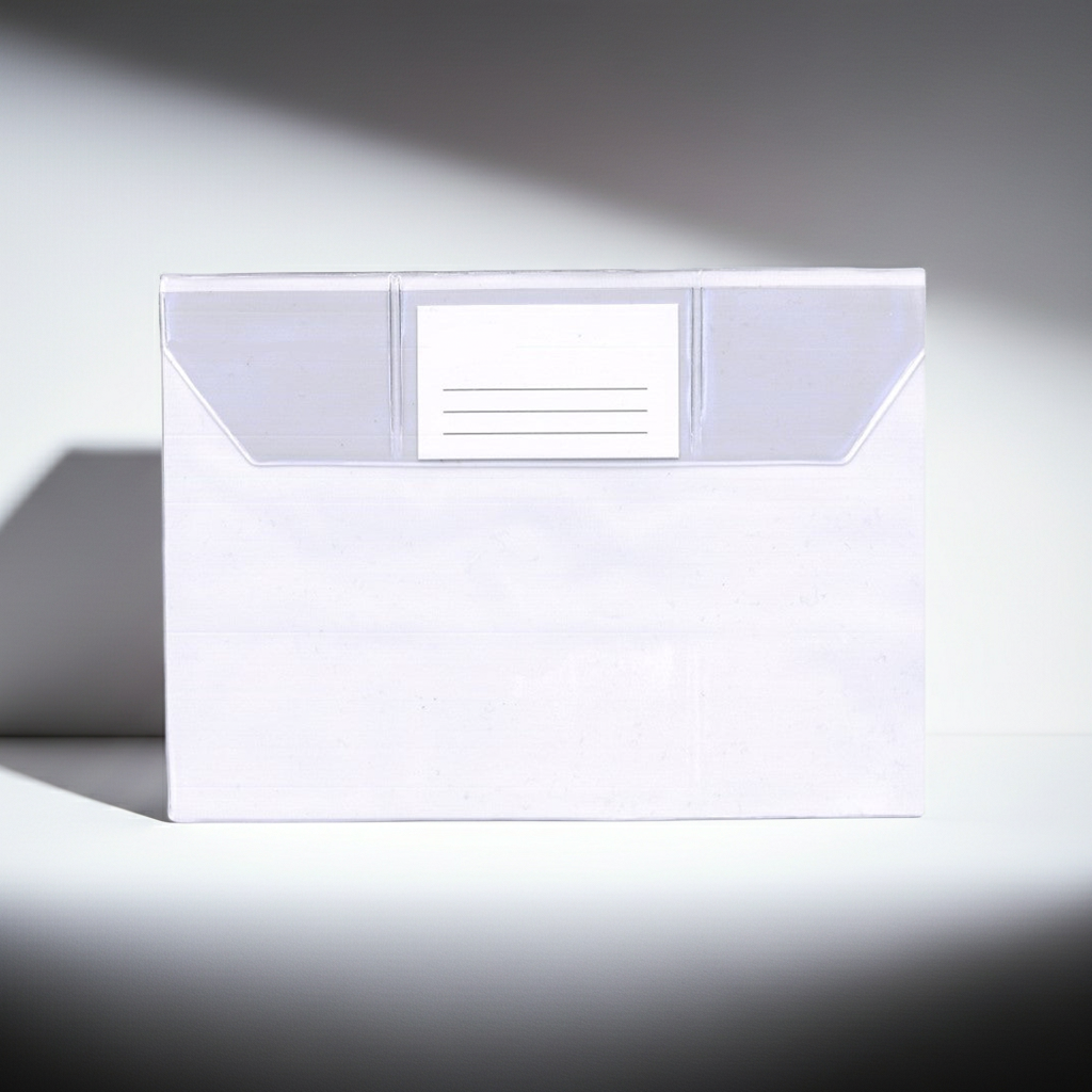 BOLSA A5 TRANSLUCIDA COM VISOR TRANSPARENTE