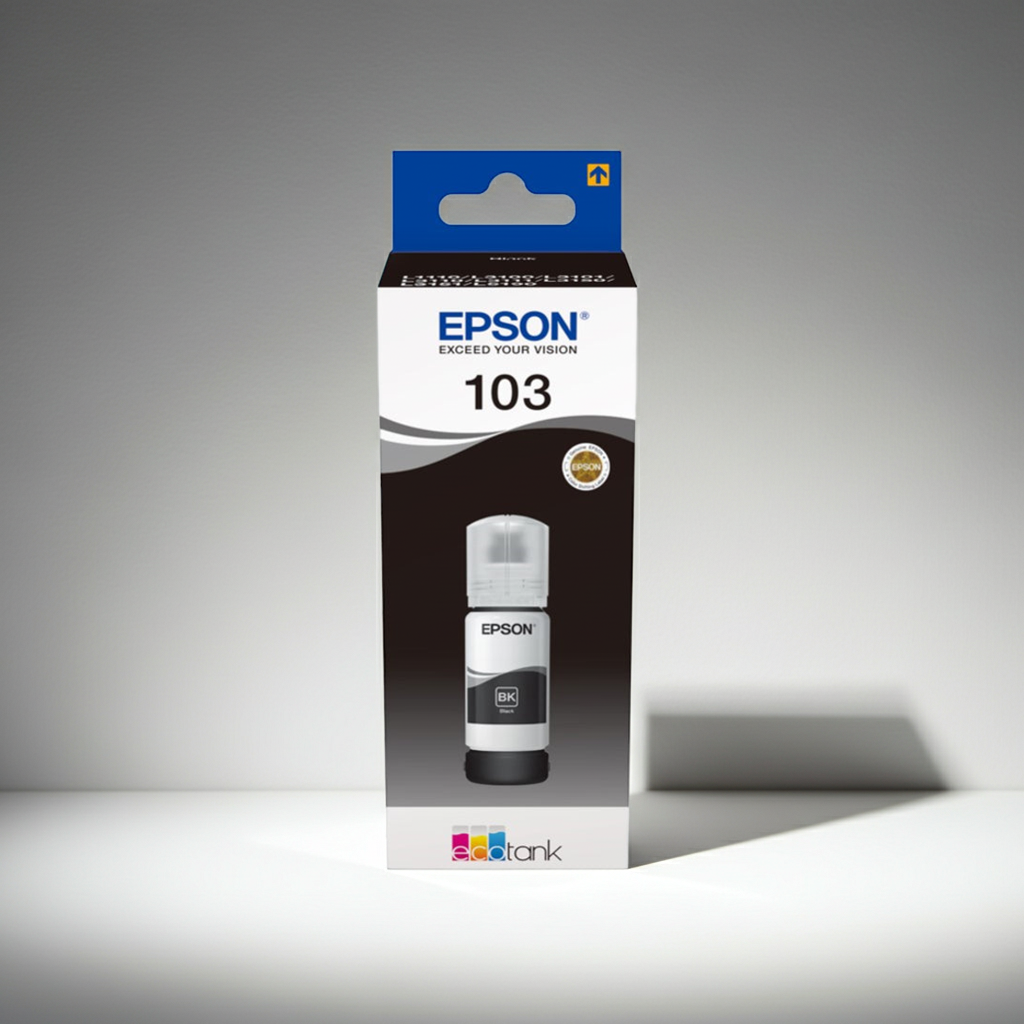 GARRAFA DE TINTA EPSON 103 PRETO