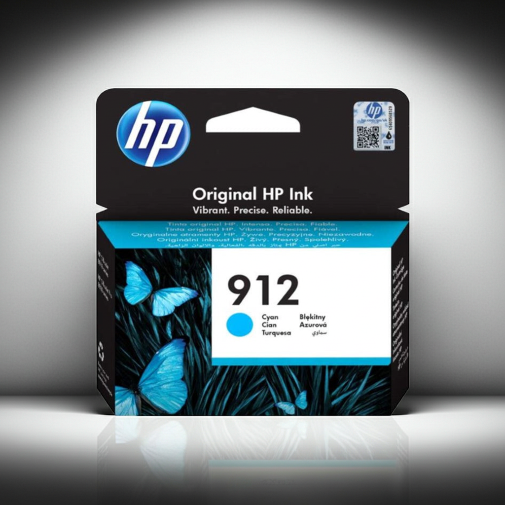 TINTEIRO ORIGINAL HP 912 CIANO