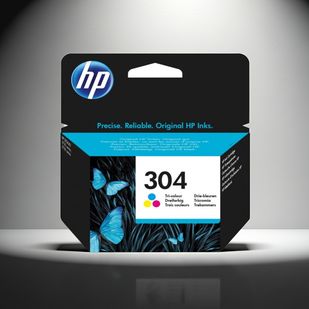 TINTEIRO ORIGINAL HP 304 CORES