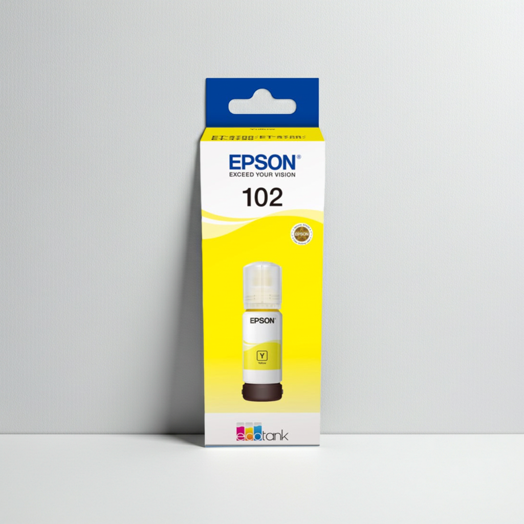 GARRAFA DE TINTA EPSON 102 AMARELO