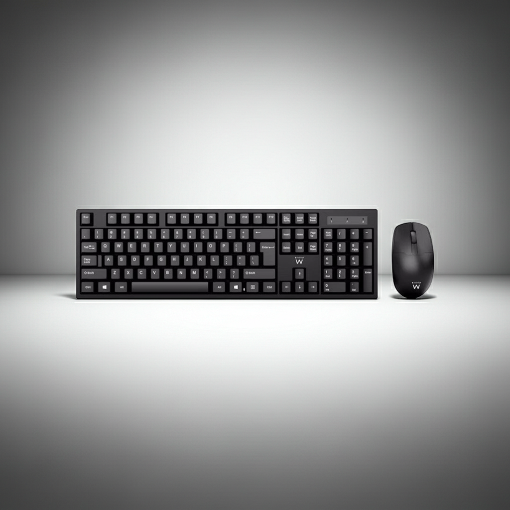 TECLADO E RATO WIRELESS EWENT 1000DPI - PT LAYOUT