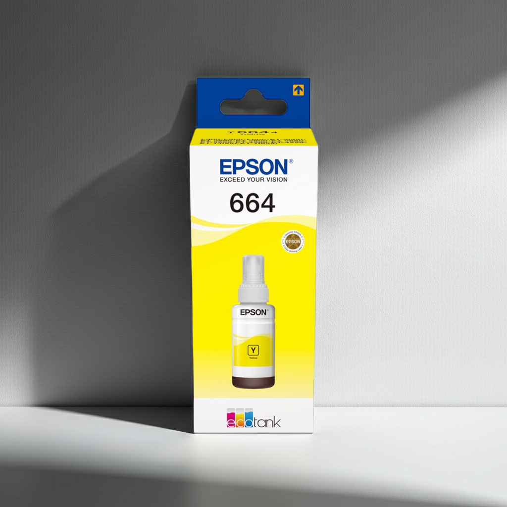 GARRAFA DE TINTA EPSON 664 AMARELO