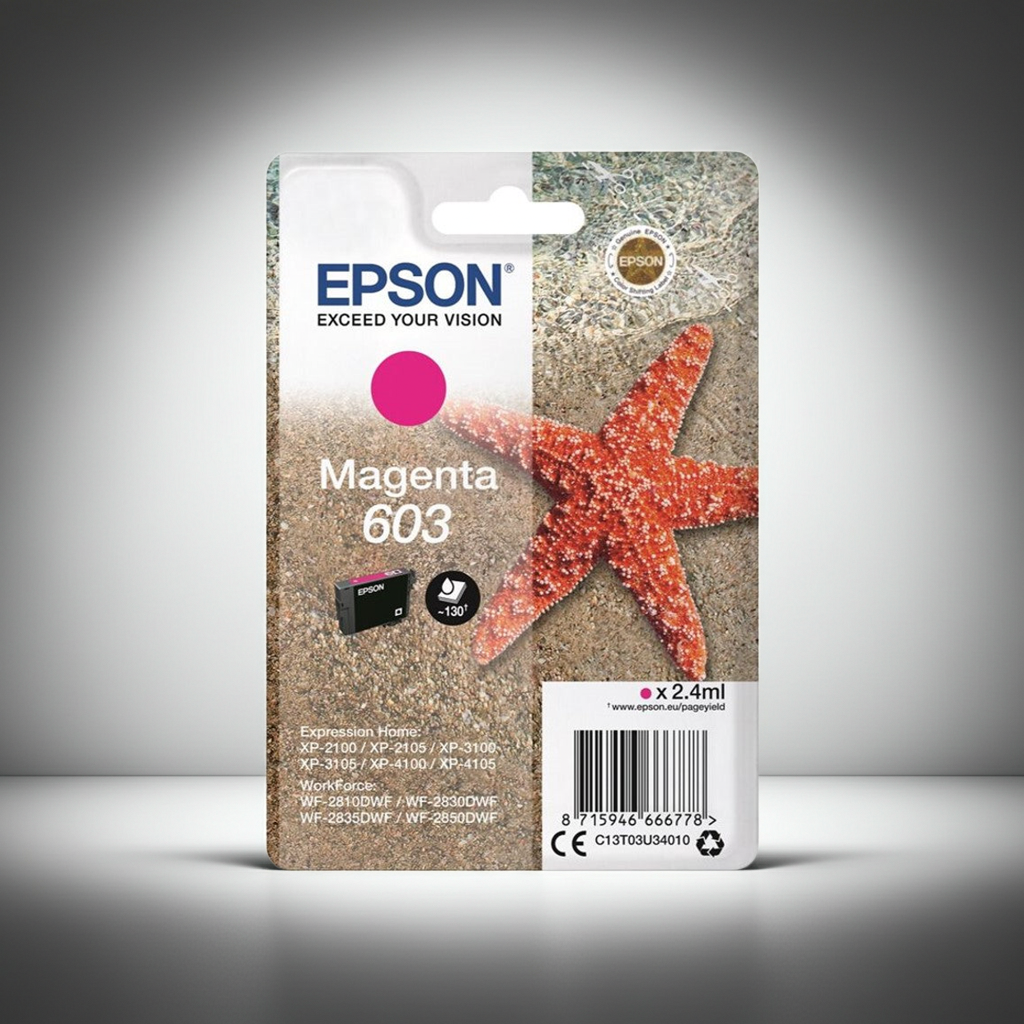 TINTEIRO ORIGINAL EPSON 603 MAGENTA