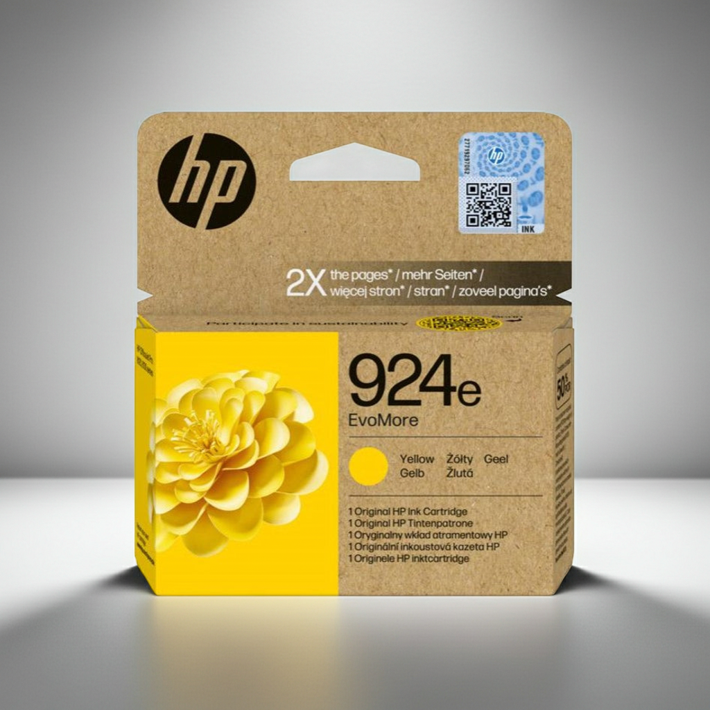 TINTEIRO ORIGINAL HP 924E AMARELO