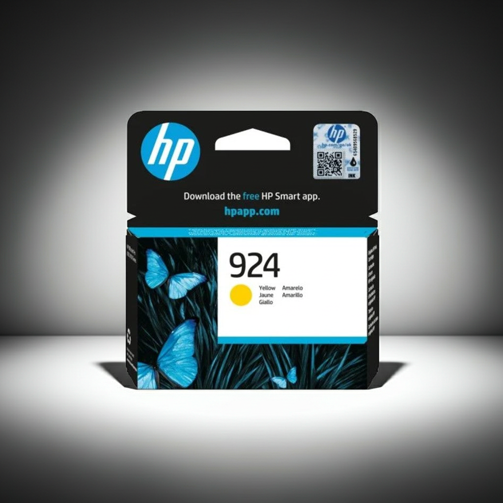 TINTEIRO ORIGINAL HP 924 AMARELO