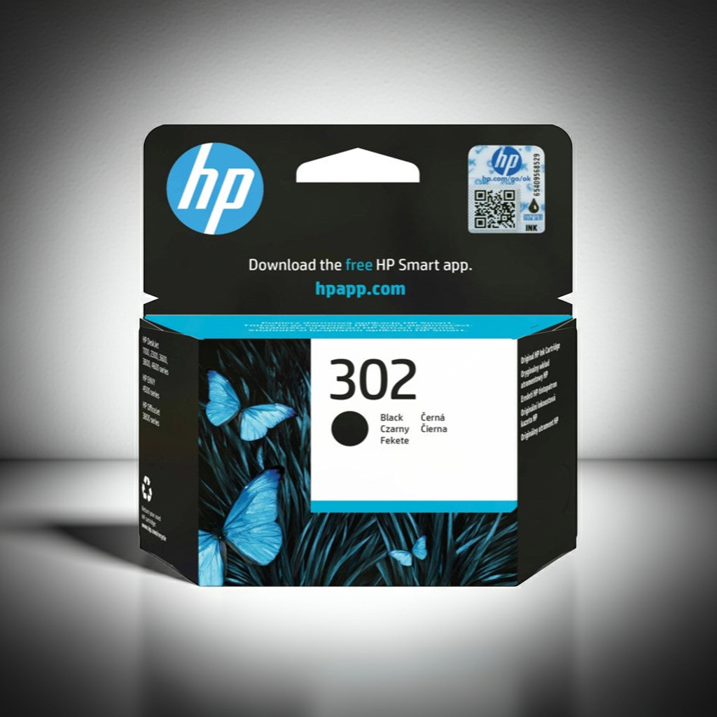 TINTEIRO ORIGINAL HP 302 PRETO
