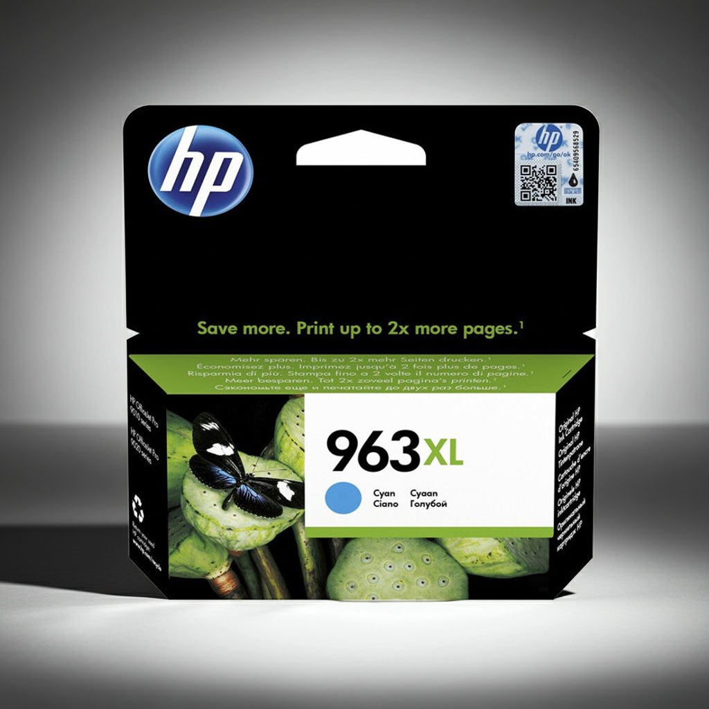 TINTEIRO ORIGINAL HP 963XL CIANO