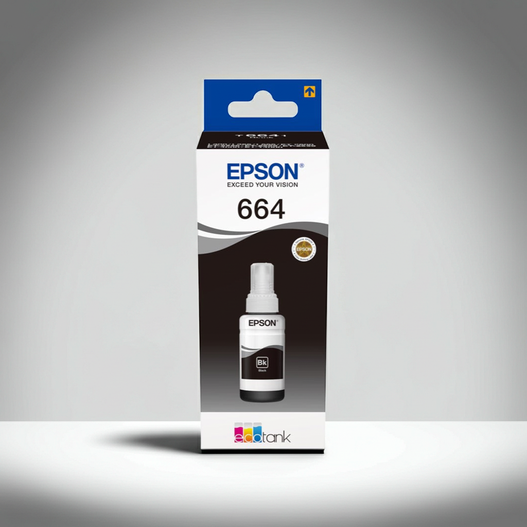 GARRAFA DE TINTA EPSON 664 PRETO