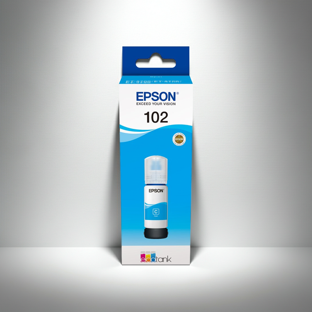 GARRAFA DE TINTA EPSON 102 CIANO