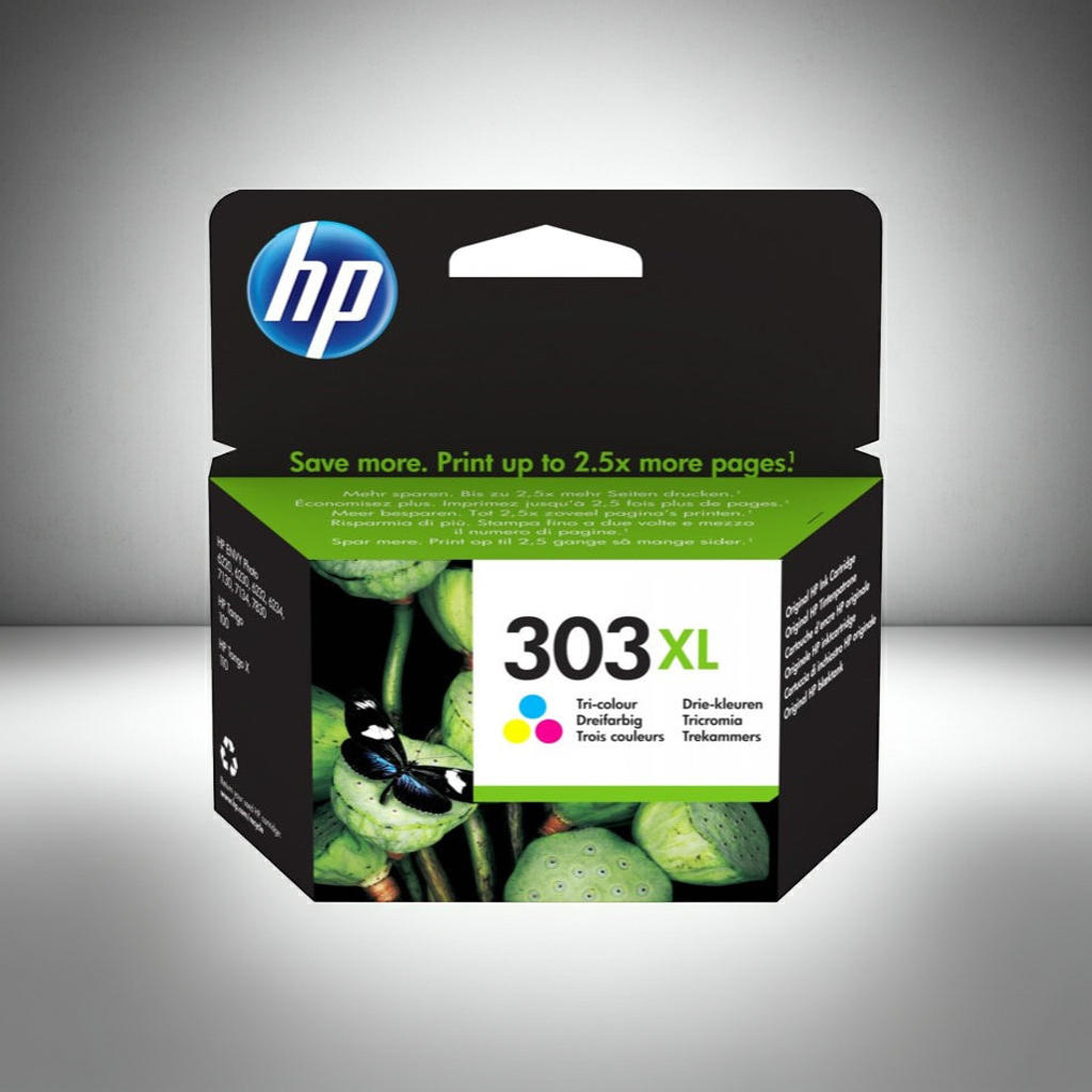 TINTEIRO ORIGINAL HP 303XL CORES
