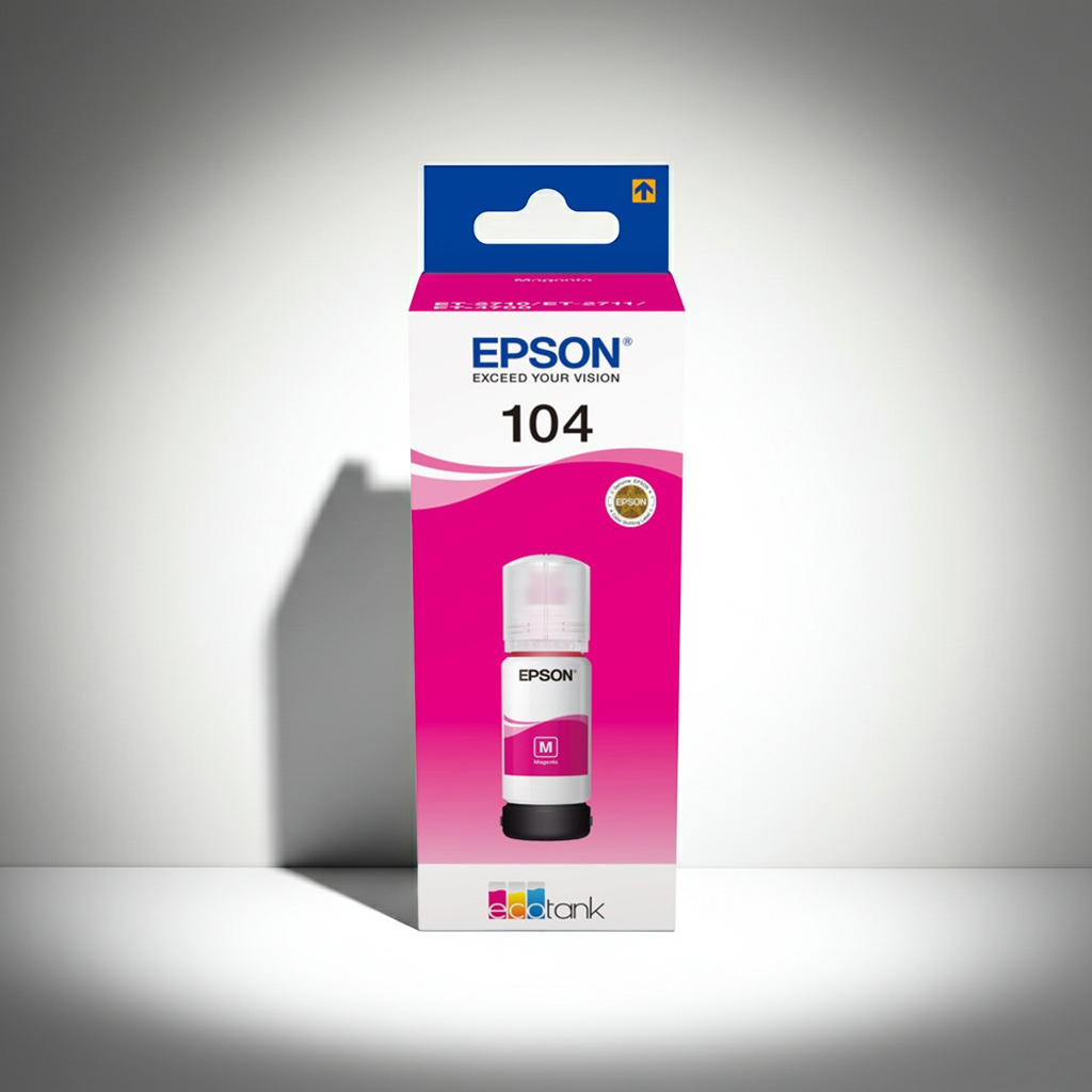 GARRAFA DE TINTA EPSON 104 MAGENTA