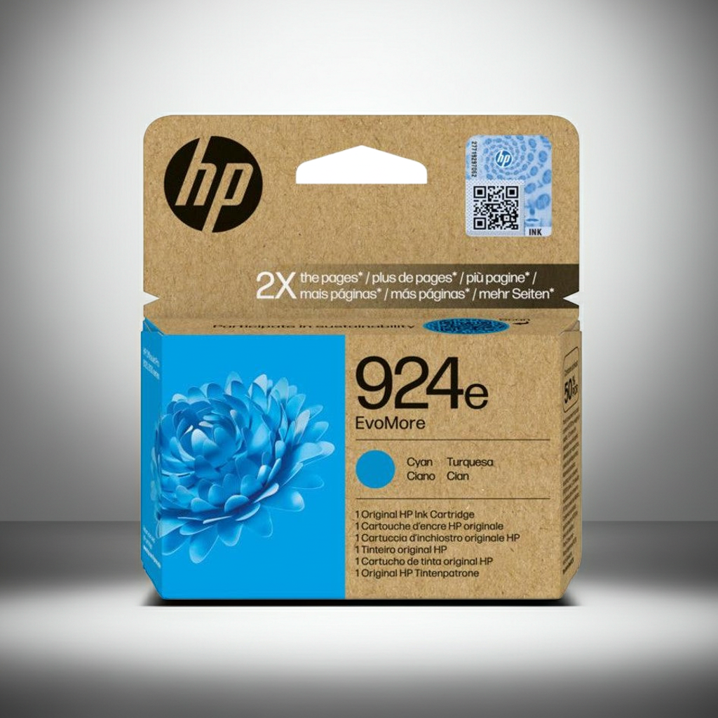 TINTEIRO ORIGINAL HP 924E CIAN