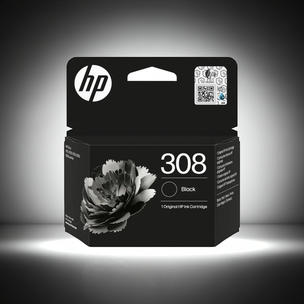 TINTEIRO ORIGINAL HP 308 PRETO