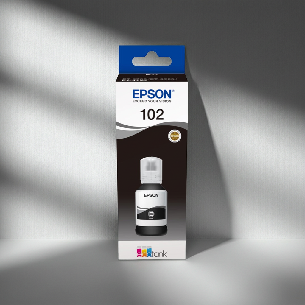 GARRAFA DE TINTA EPSON 102 PRETO
