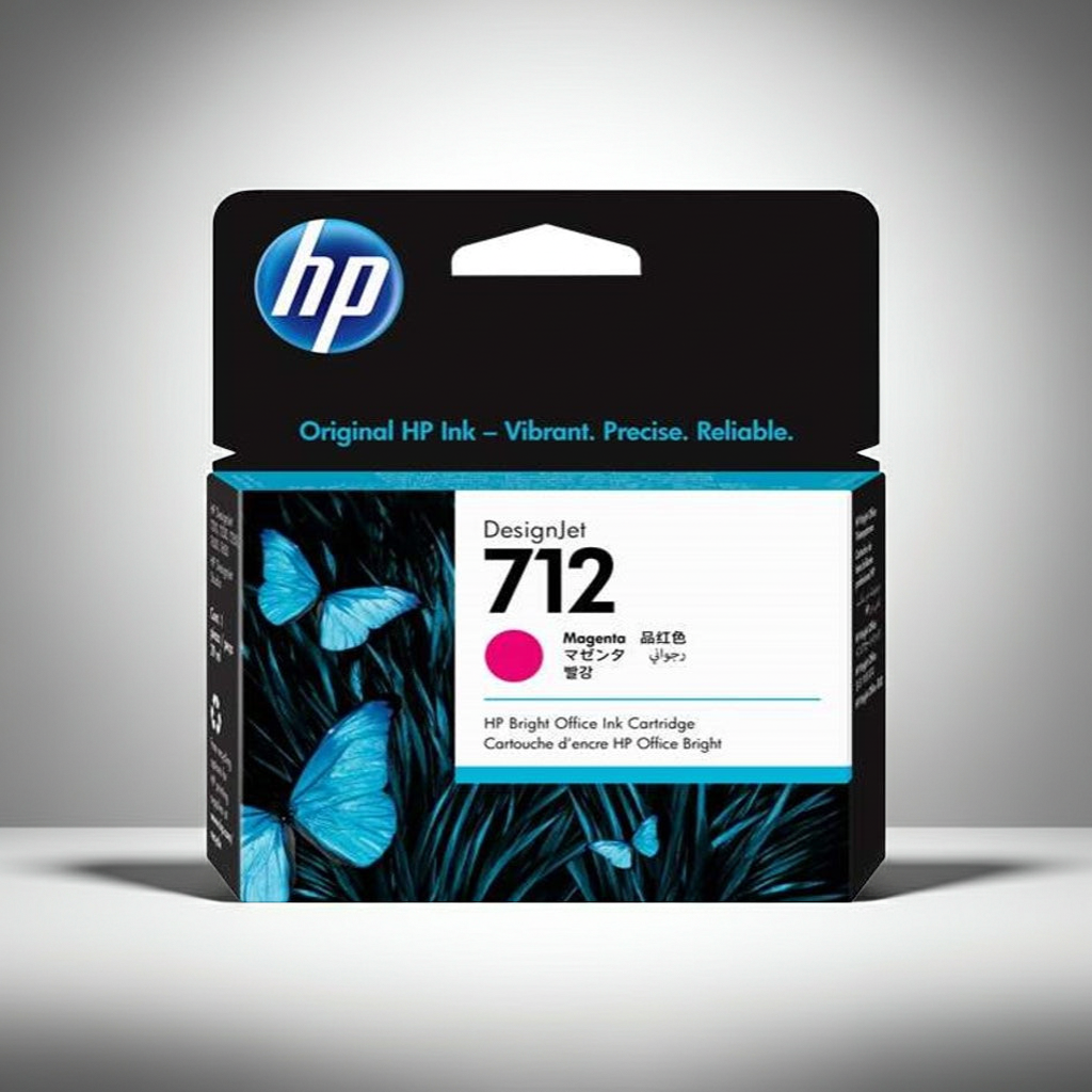 TINTEIRO ORIGINAL HP 712 MAGENTA