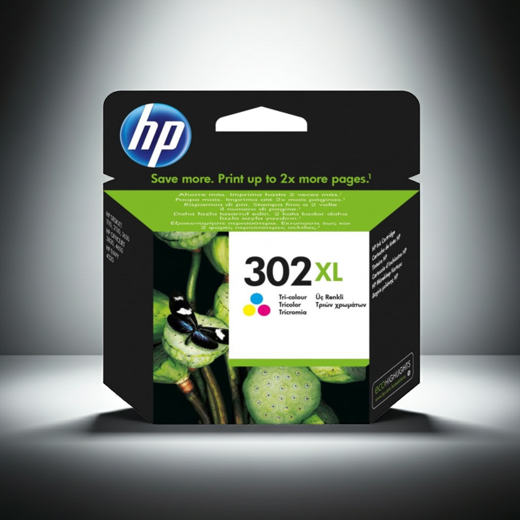 TINTEIRO ORIGINAL HP 302XL CORES