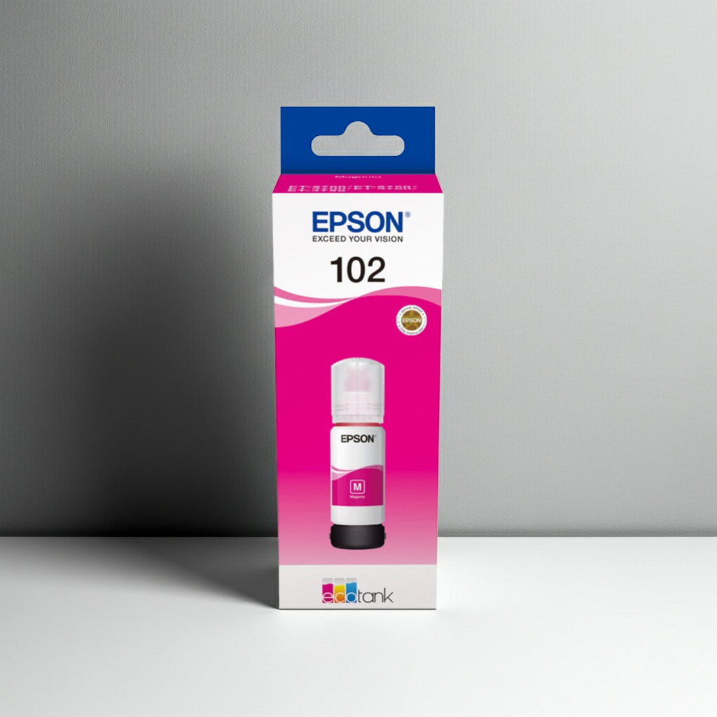 GARRAFA DE TINTA EPSON 102 MAGENTA